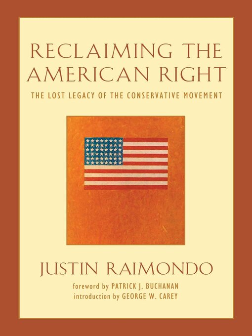 Title details for Reclaiming the American Right by Justin Raimondo - Wait list